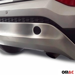 Hyundai Tucson Rear Diffuser Trim - Omac - Gloss Silver - '16-'18